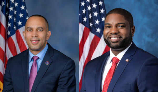 U.S. Reps. Hakeem Jeffries and Byron Donalds