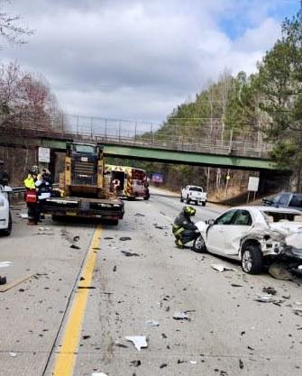 Photos: Multi-vehicle crash shuts down part of I-75 near Woodstock 2 Photos: Multi-vehicle crash shuts down part of I-75 near Woodstock