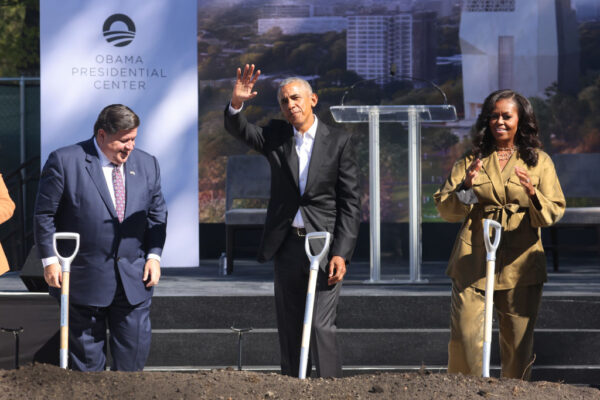 Groundbreaking Held In Chicago For Obama Presidential Center