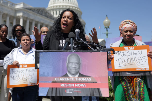 House Democrats Hold A News Conference Calling On Justice Clarence Thomas To Resign