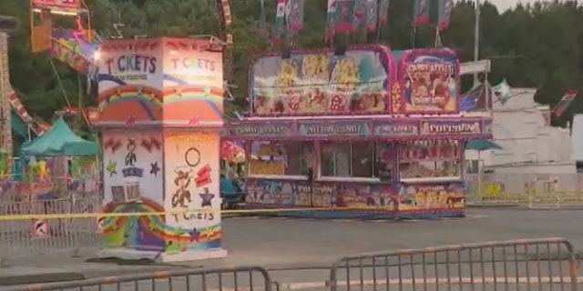 ticket booth at carnival