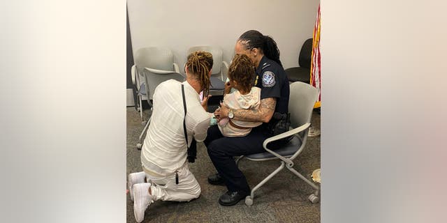 Georgia father reunites with his daughter at airport