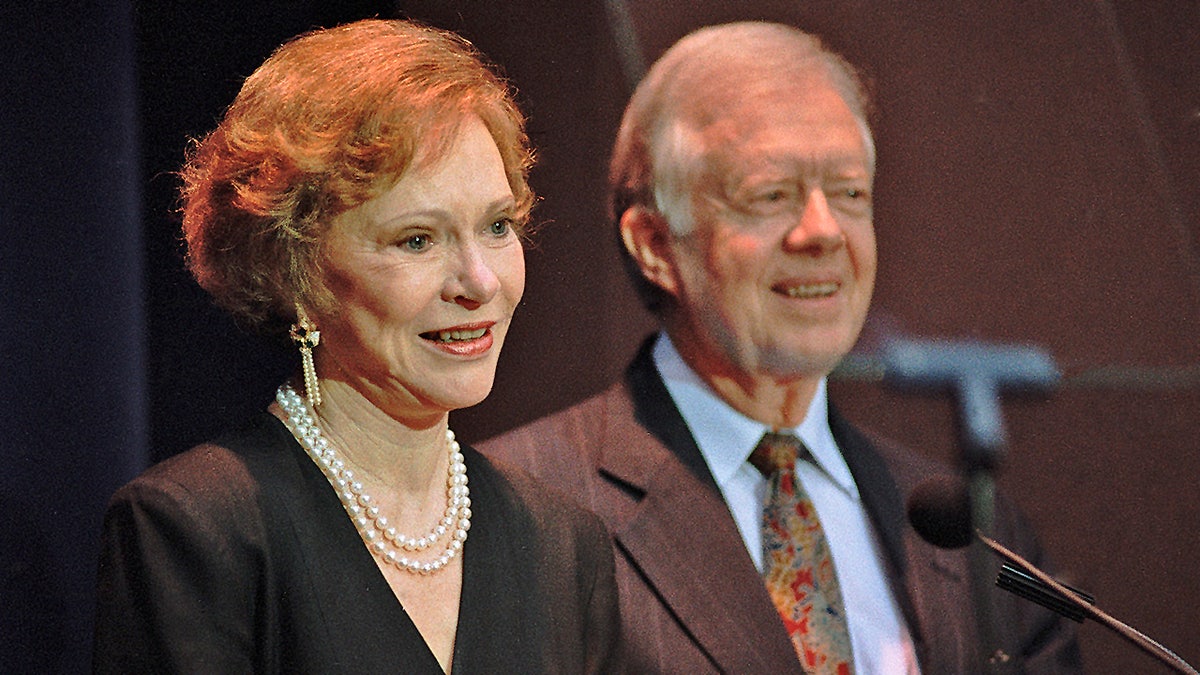  Former First Lady Rosalynn Carter and Jimmy Carter 