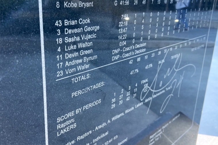 kobe bryant statue typos mispellings